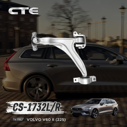 Volvo V60 II Control Arm Upgrade | CTE CS-1732L/R Front Suspension Parts